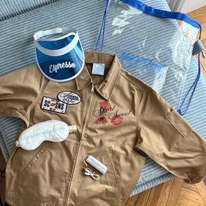 Sabrina Carpenter EXCLUSIVE Tan Women's Jacket and Accessories